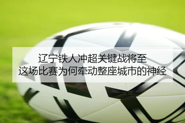 辽宁铁人冲超关键战将至 这场比赛为何牵动整座城市的神经